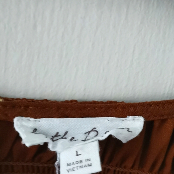 Brown Polka Dot Maxi Dress - Picture 5 of 7